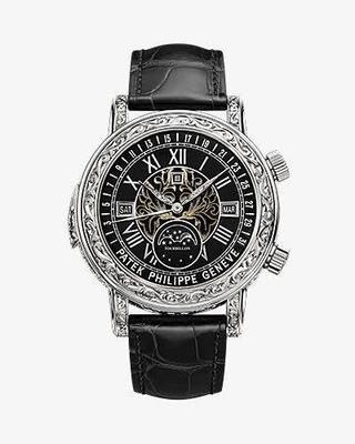 百達(dá)翡麗黑色腕表 經(jīng)典與奢華的完美結(jié)合